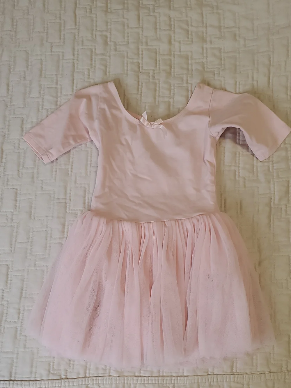 Girls' Light Pink Tulle Ballet Dance Dress